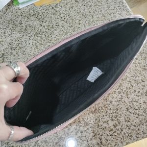 Pink Steve Madden snake skin tablet/laptop bag